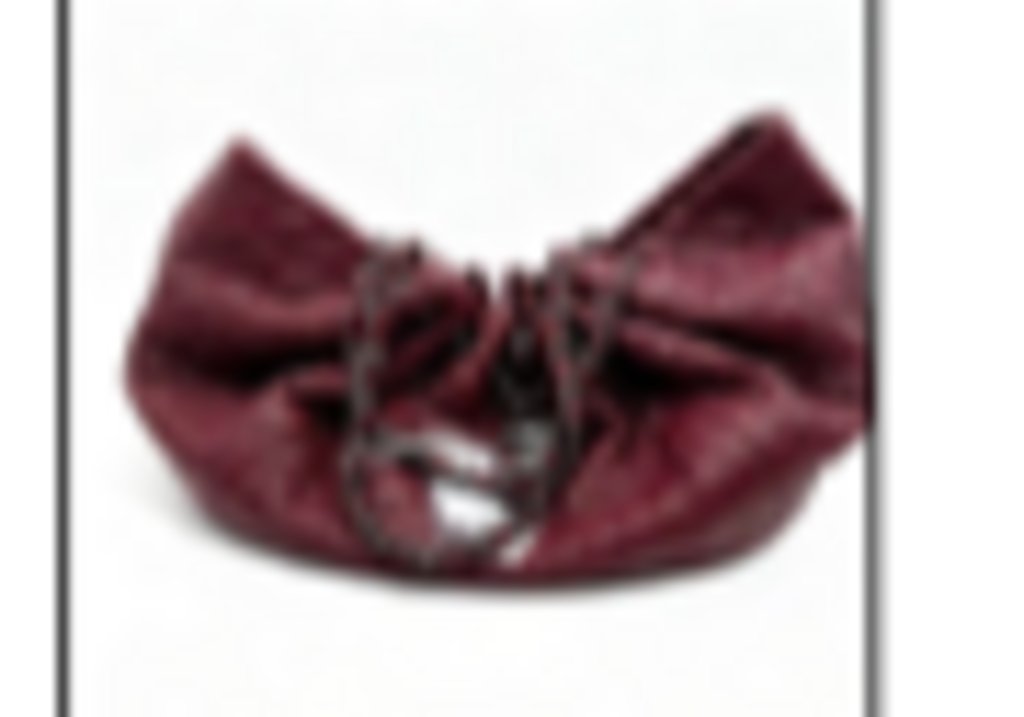 Chanel Red Half Moon Tote Bag