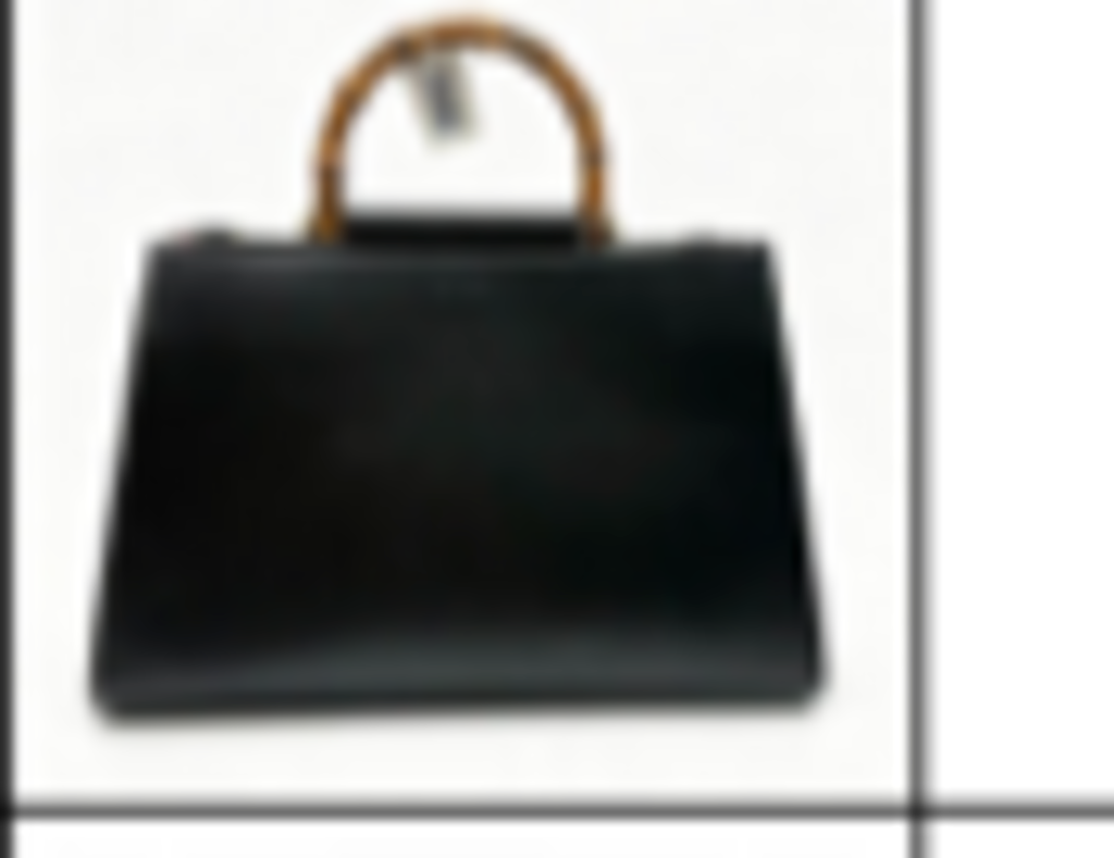 Gucci Black Leather Nymphea Bag