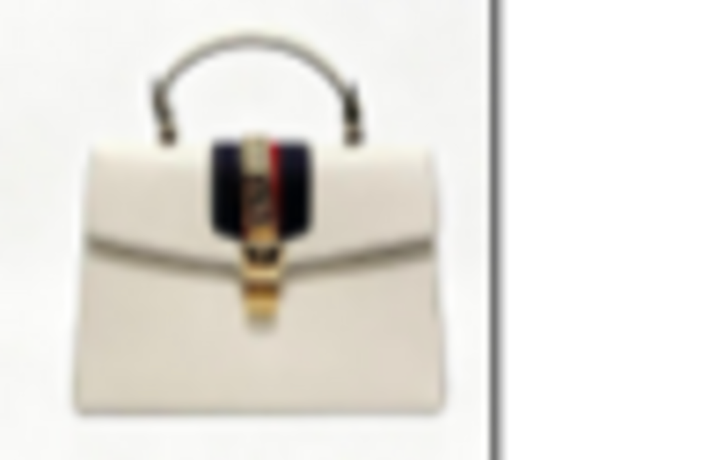 Gucci White Leather Sylvie Bag