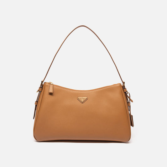 Prada "Aimeé" Large Caramel Bag