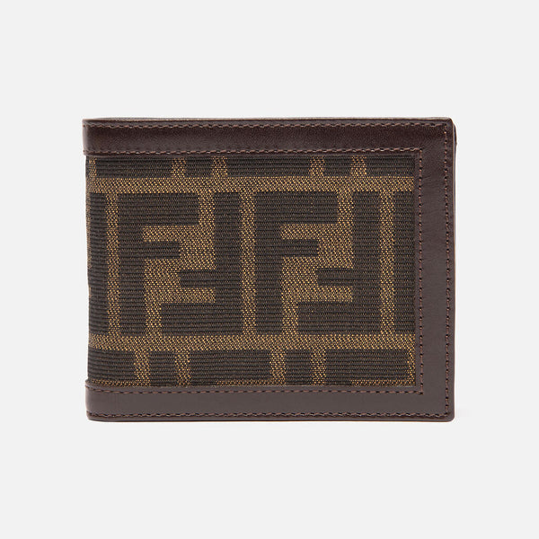 Fendi Zucca Wallet Bifold Billfold