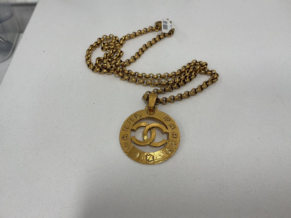 GT- Round “CC” Chain Necklace