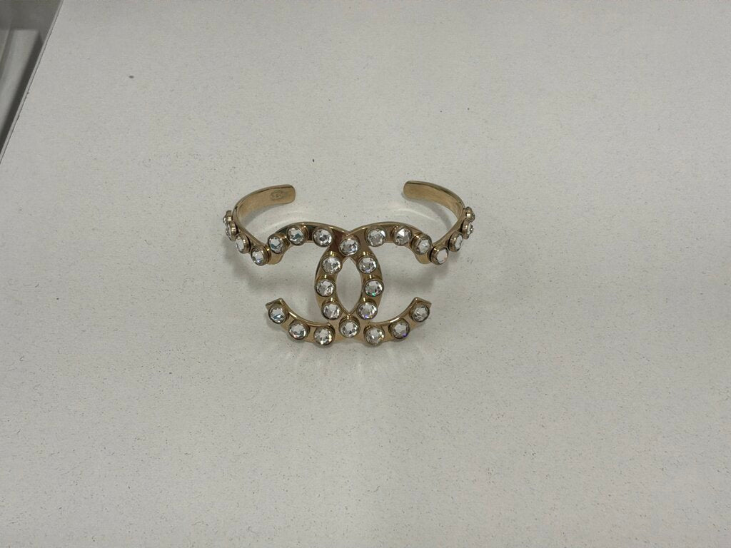GT- “CC” Chanel Cuff with rhinestones