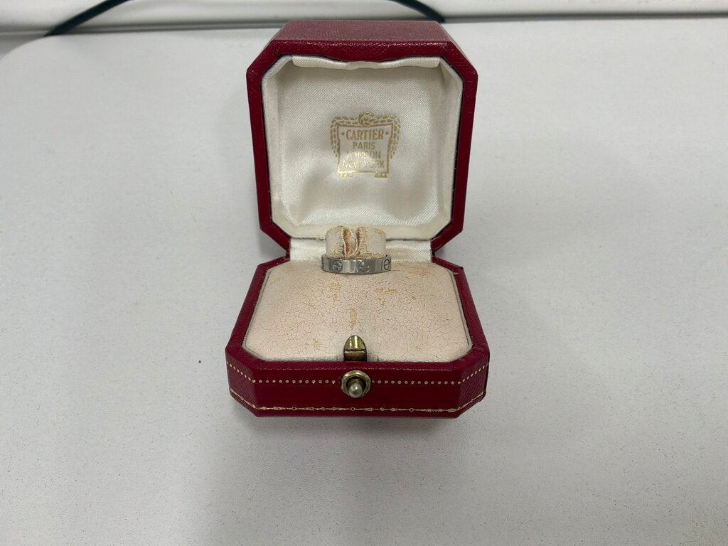 Platinum Love Ring -Vintage 3.6mm