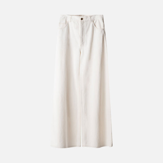 Chloe White Wide Leg Jeans