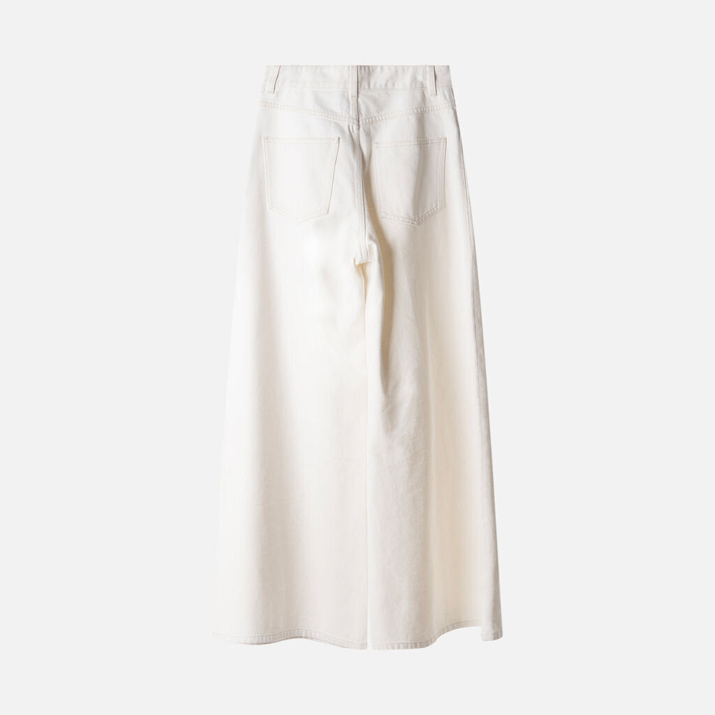 Chloe White Wide Leg Jeans
