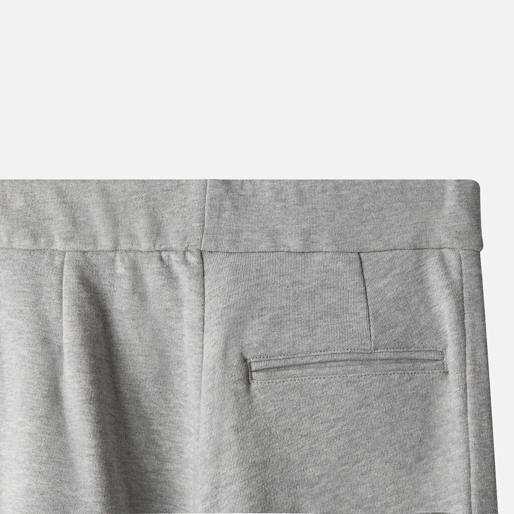 Dries Van Noten Grey Cotton Wide Leg Sweatpants