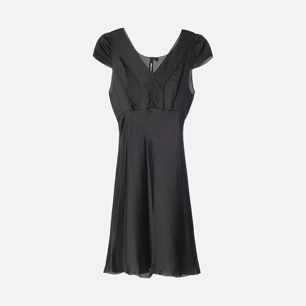 Prada Black Silk Mini Dress (1997)