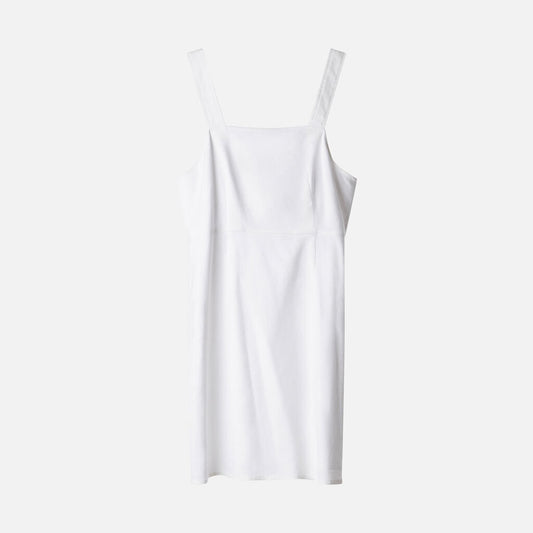 J. Crew White Linen Blend Mini Dress