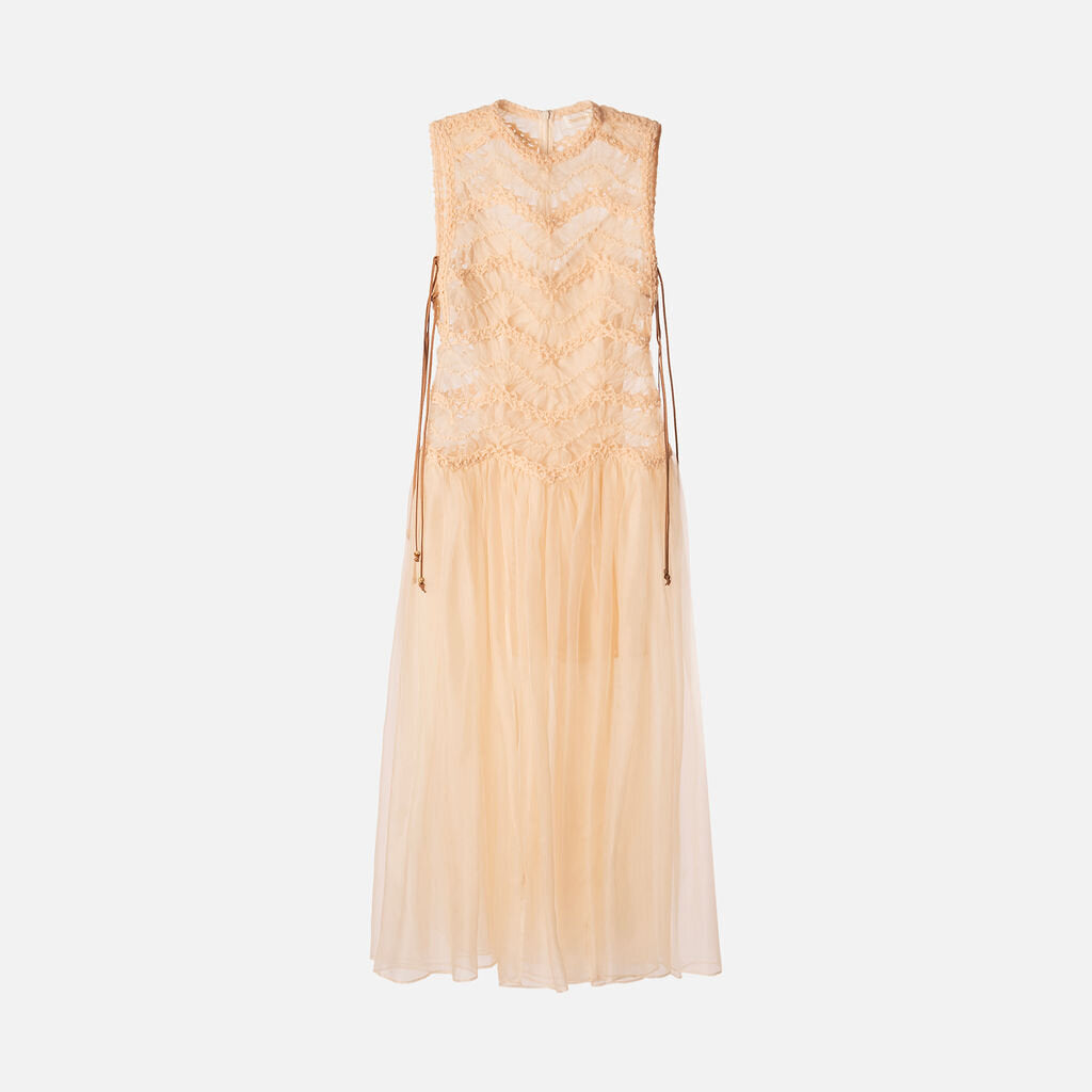 Zimmermann Cream Silk "Illuminate" Dress
