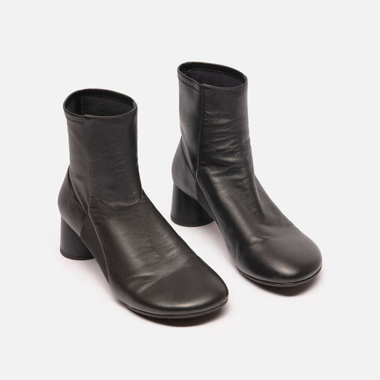 Proenza Schouler Black Leather Glove Ankle Boot