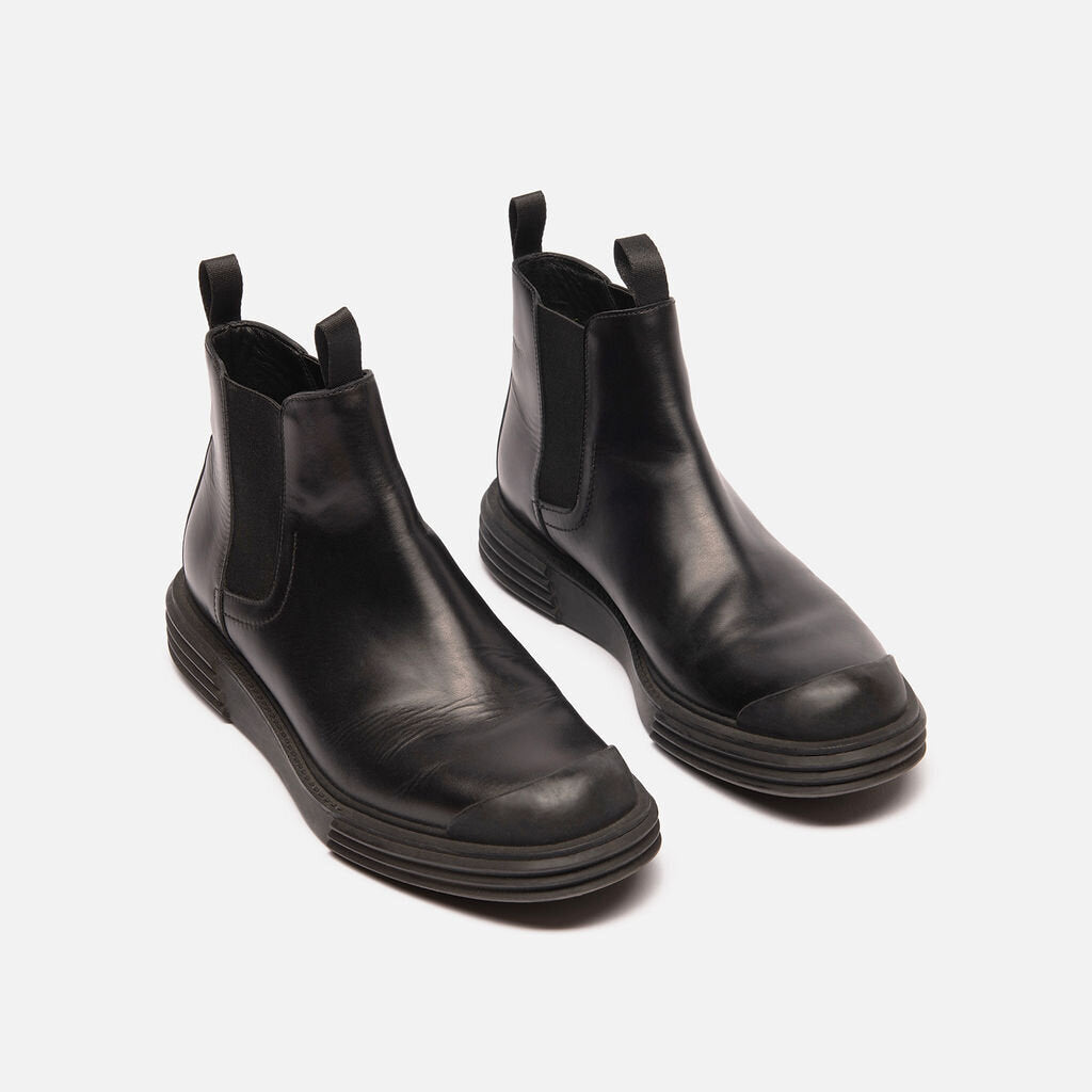 Prada Black Leather Boots