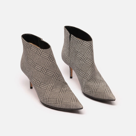Jimmy Choo Metallic Plaid Boots