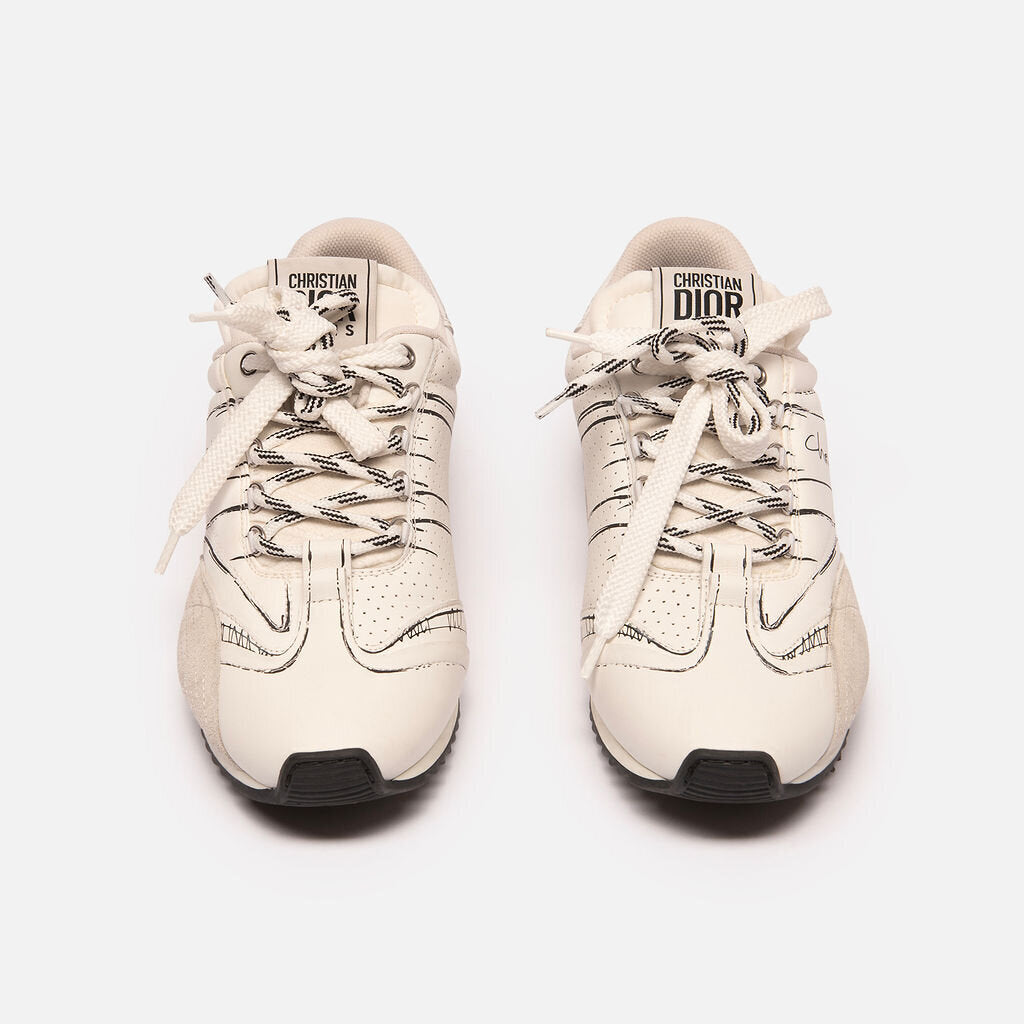 Christian Dior White Nylon Trainers