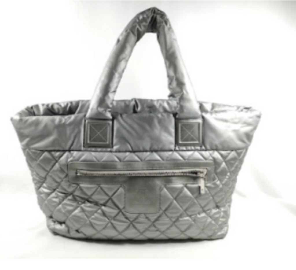 Gray Nylon Cocoon Tote
