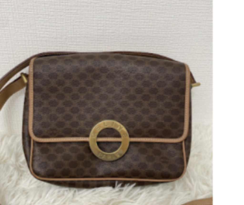 Brown Macadam Circle Crossbody