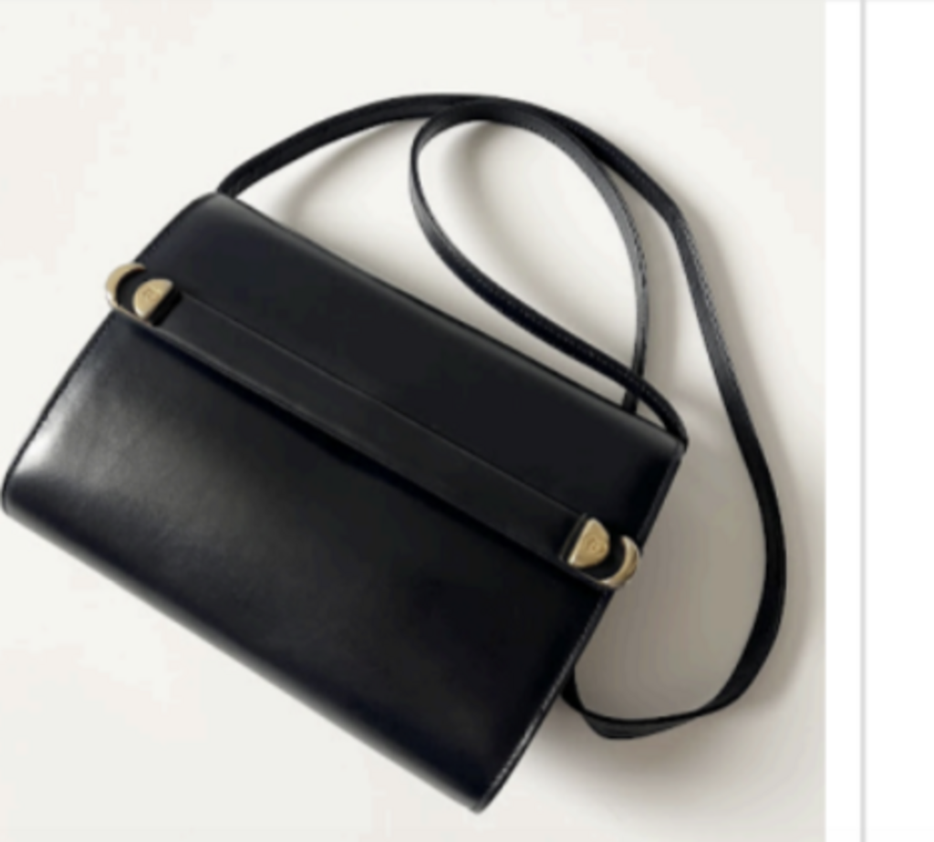 Black Leather Crossbody