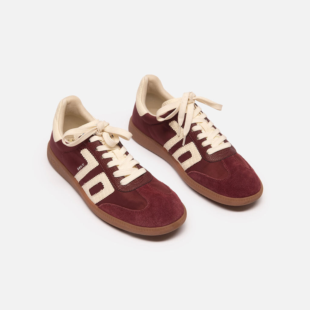 Back 70 Burgundy Suede Sneakers