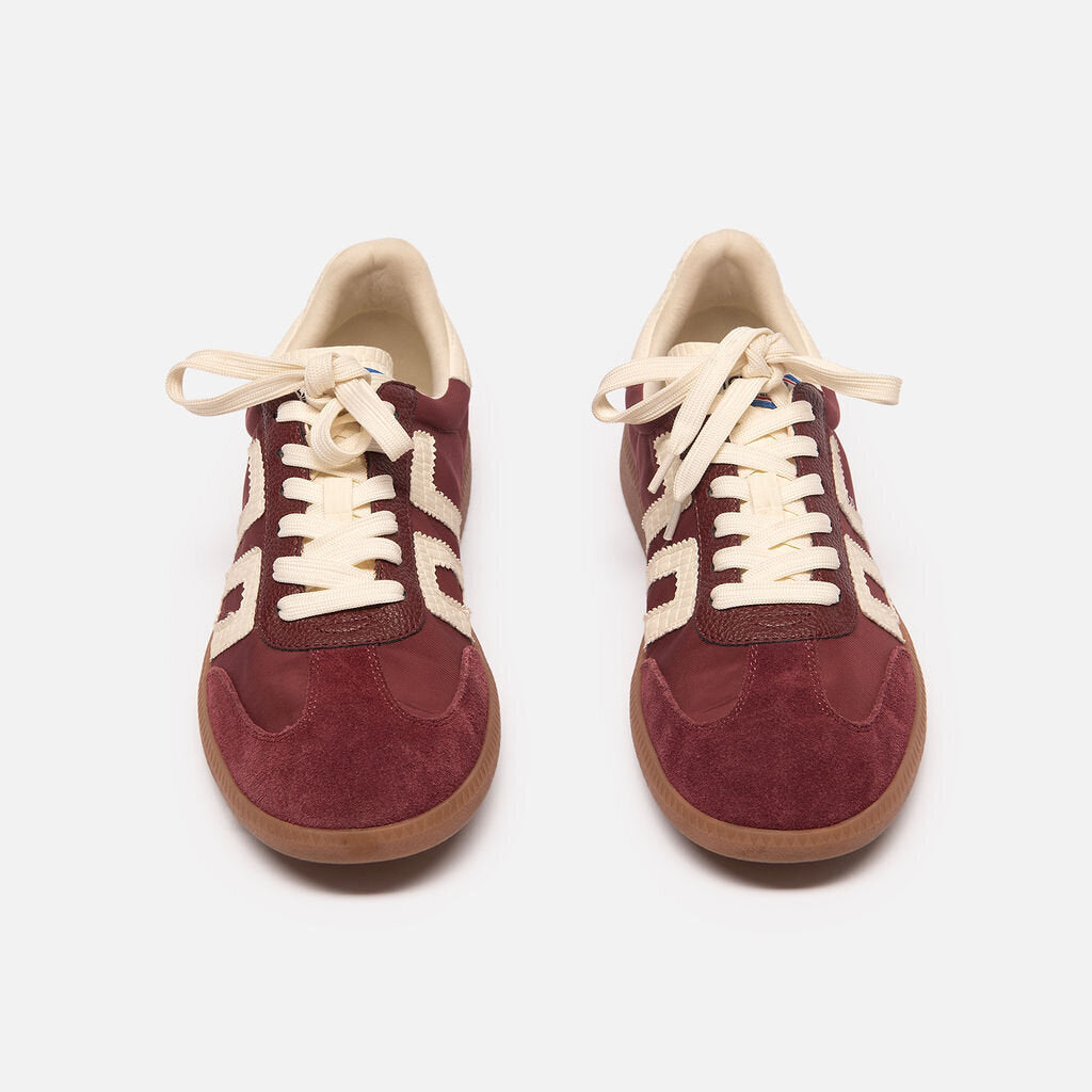 Back 70 Burgundy Suede Sneakers