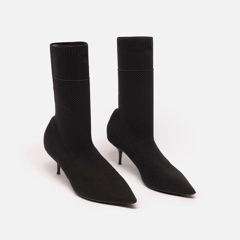 Burberry Black Ankle Sock Boots