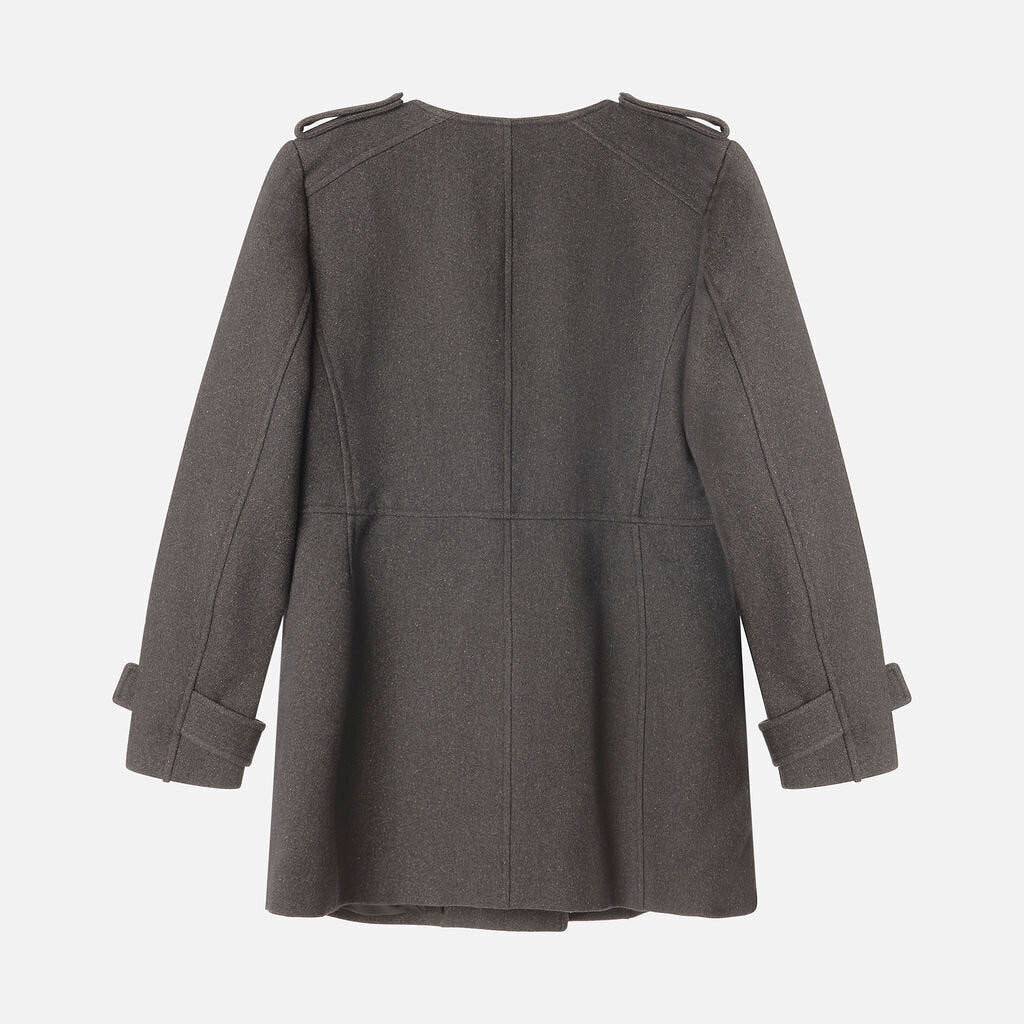 Isabel Marant Grey Wool and Cotton Coat