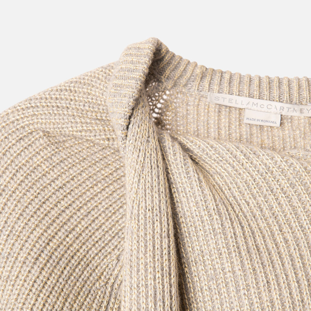 Stella McCartney Gray Cashmere and Viscose Sweater