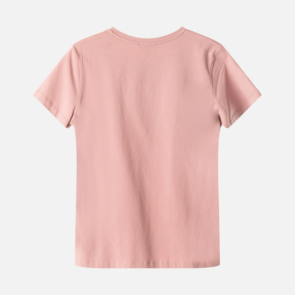Burberry Pink Cotton Logo Tee