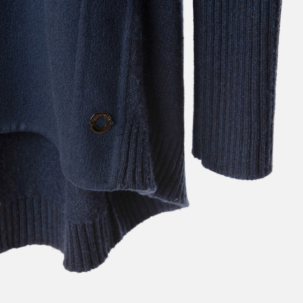 Loro Piana Navy Cashmere Sweater