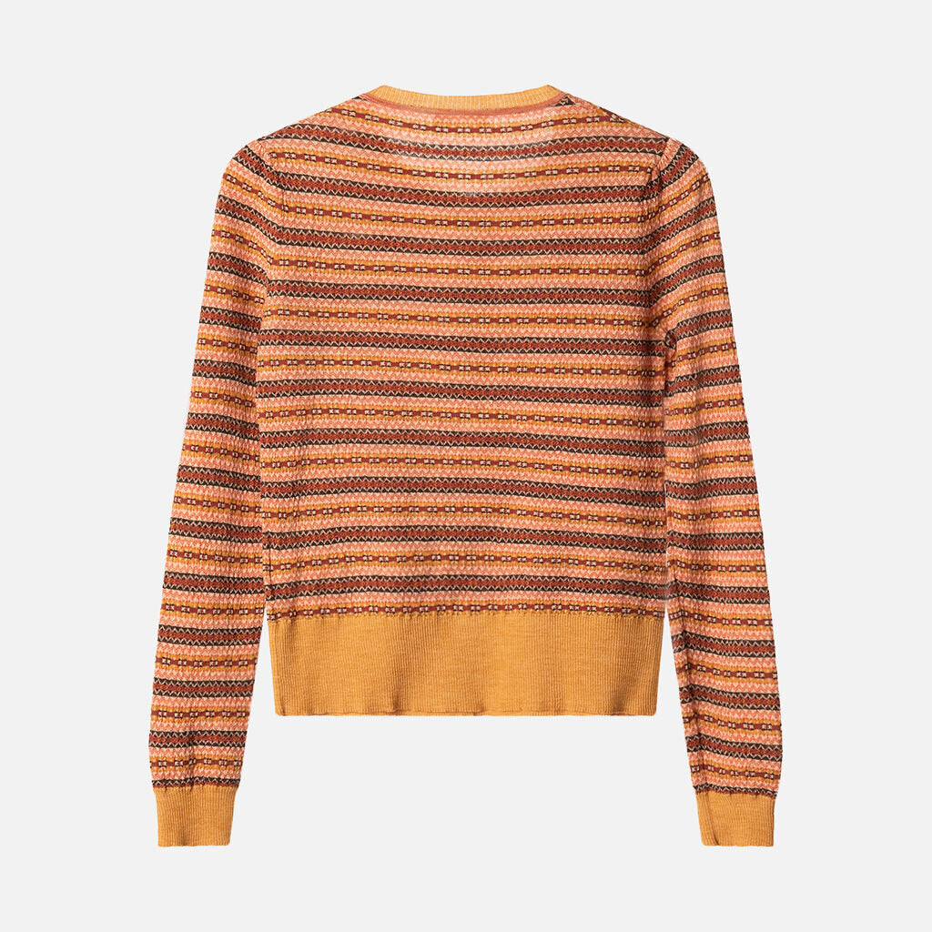 Ulla Johnson Multi Stripe Wool & Poly Sweater