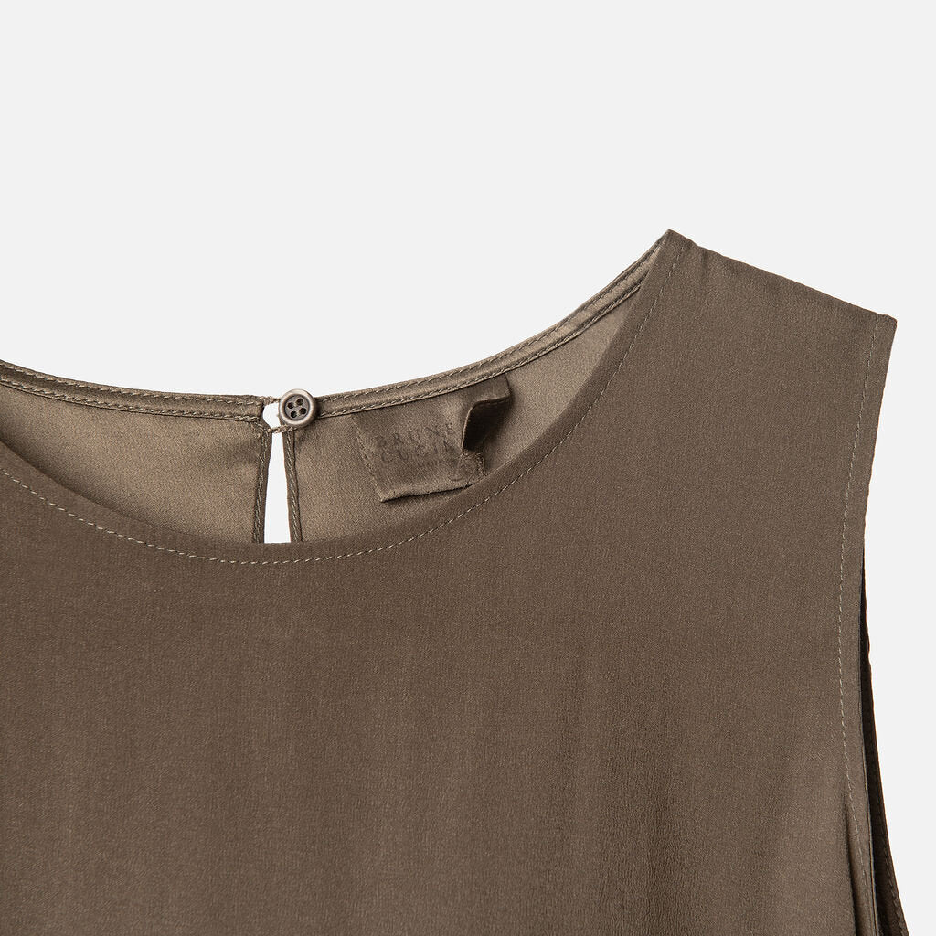 Brunello Green Silk Tank