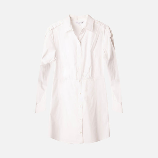 Veronica Beard White Cotton Shirt Dress