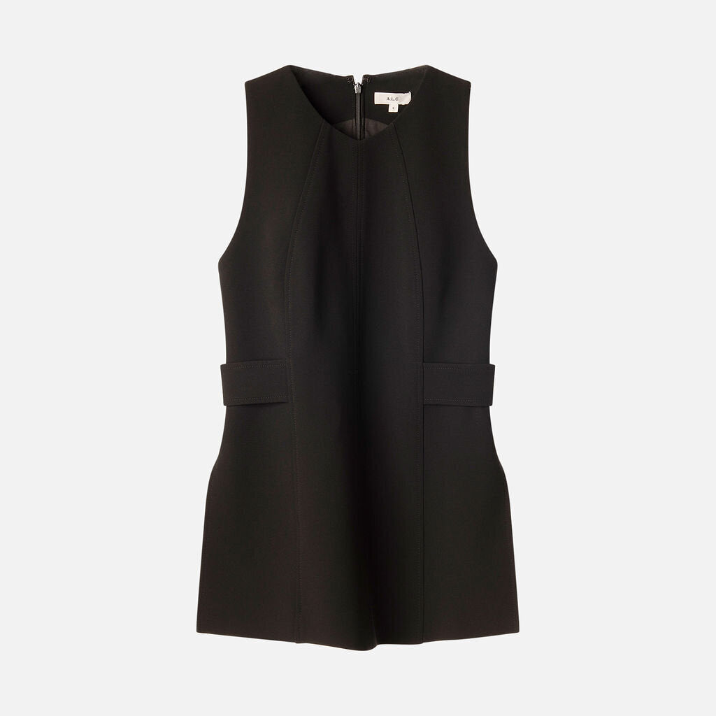 A.L.C. Black Triacetate & Poly Top