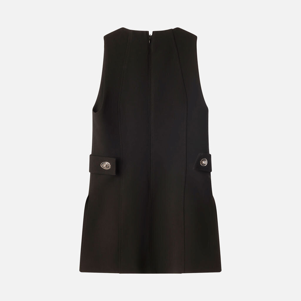 A.L.C. Black Triacetate & Poly Top