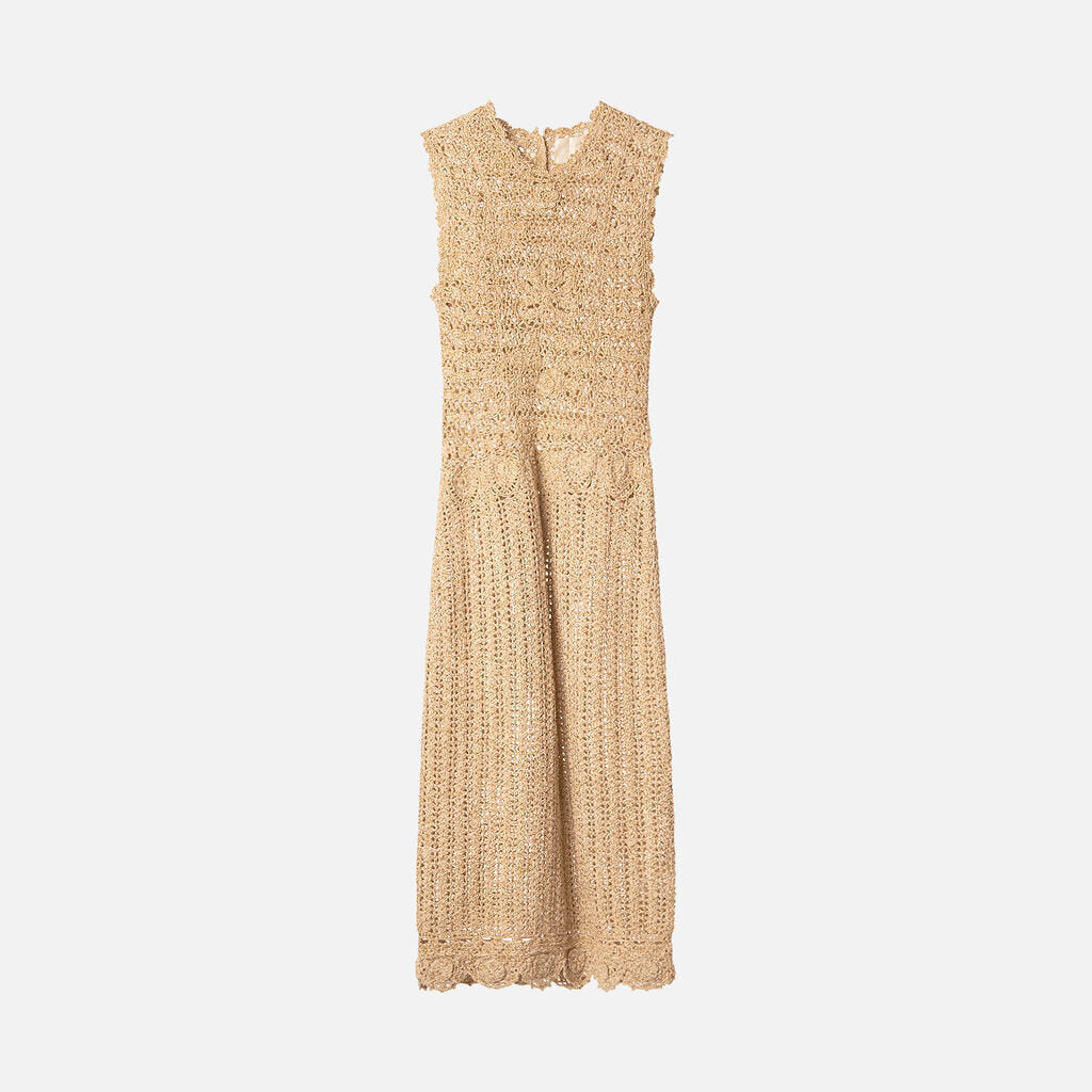 Doen Heirloom Gold Cotton Knit Dress