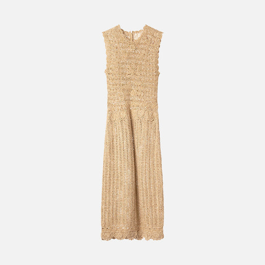 Doen Heirloom Gold Cotton Knit Dress
