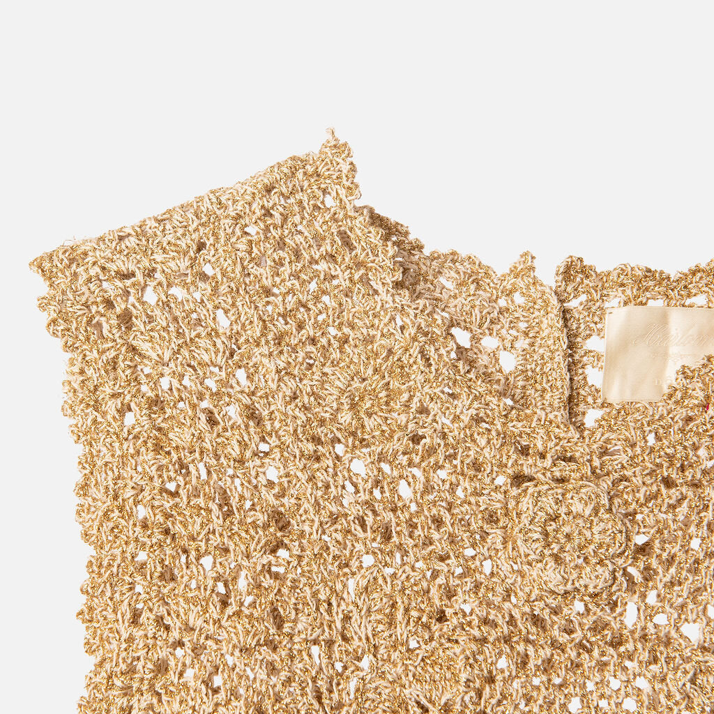 Doen Heirloom Gold Cotton Knit Dress