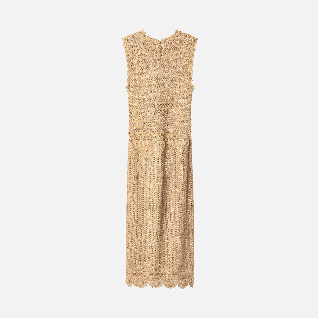 Doen Heirloom Gold Cotton Knit Dress