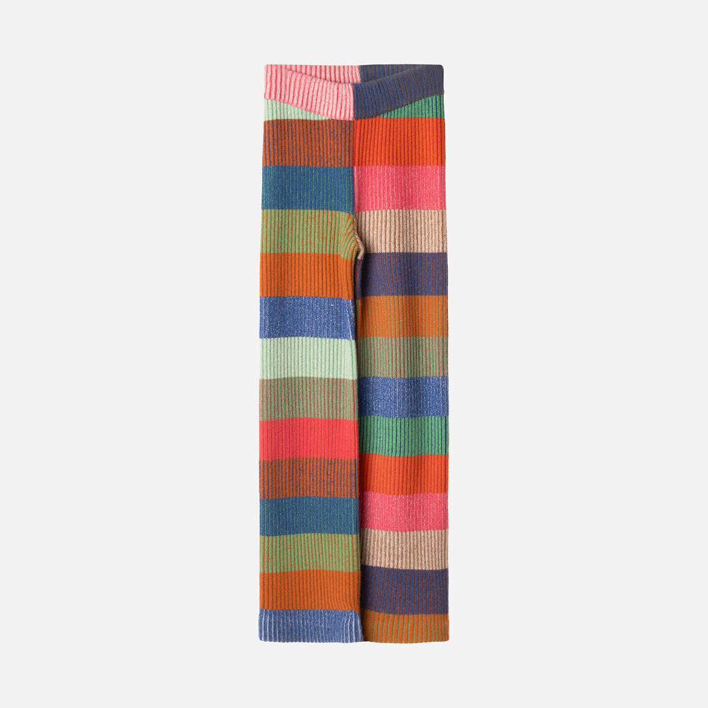 The Elderstatesmen Multicolor Block Cashmere Pant