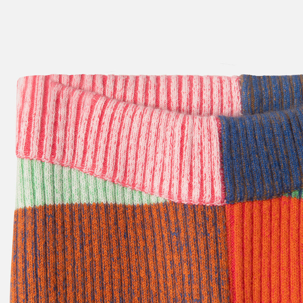 The Elderstatesmen Multicolor Block Cashmere Pant
