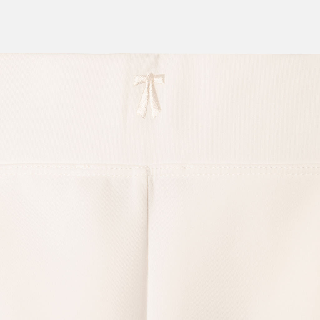 The Park White Pull On Shorts Lyocell & Elastane