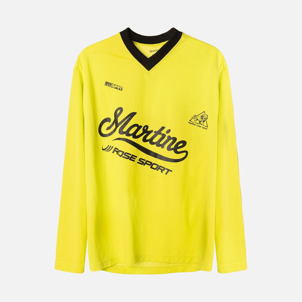 Martine Rose Neon Yellow Poly Jersey