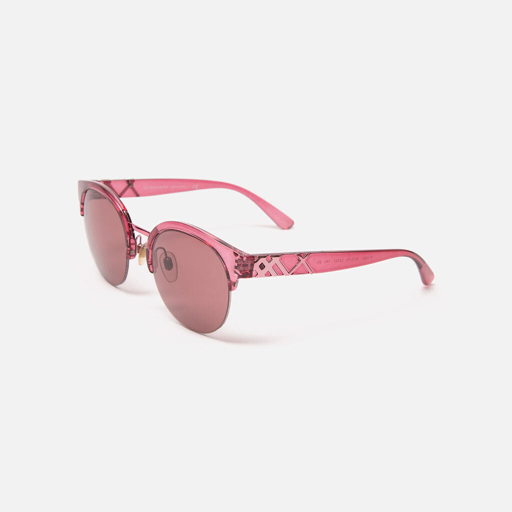 Burberry Pink Round Sunglasses
