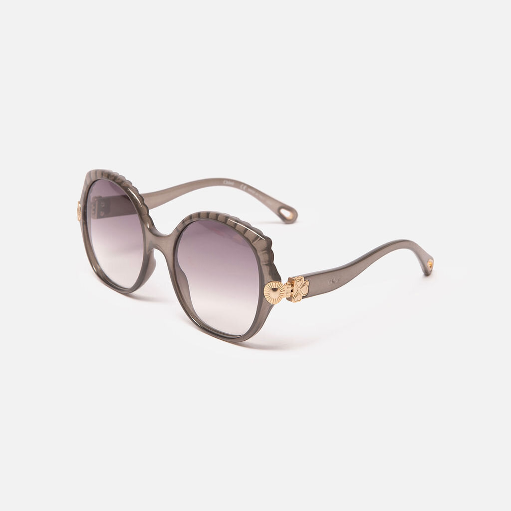Chloe Grey Oversized Sunglasses