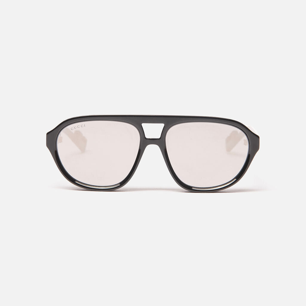 Gucci Black Aviator Sunglasses