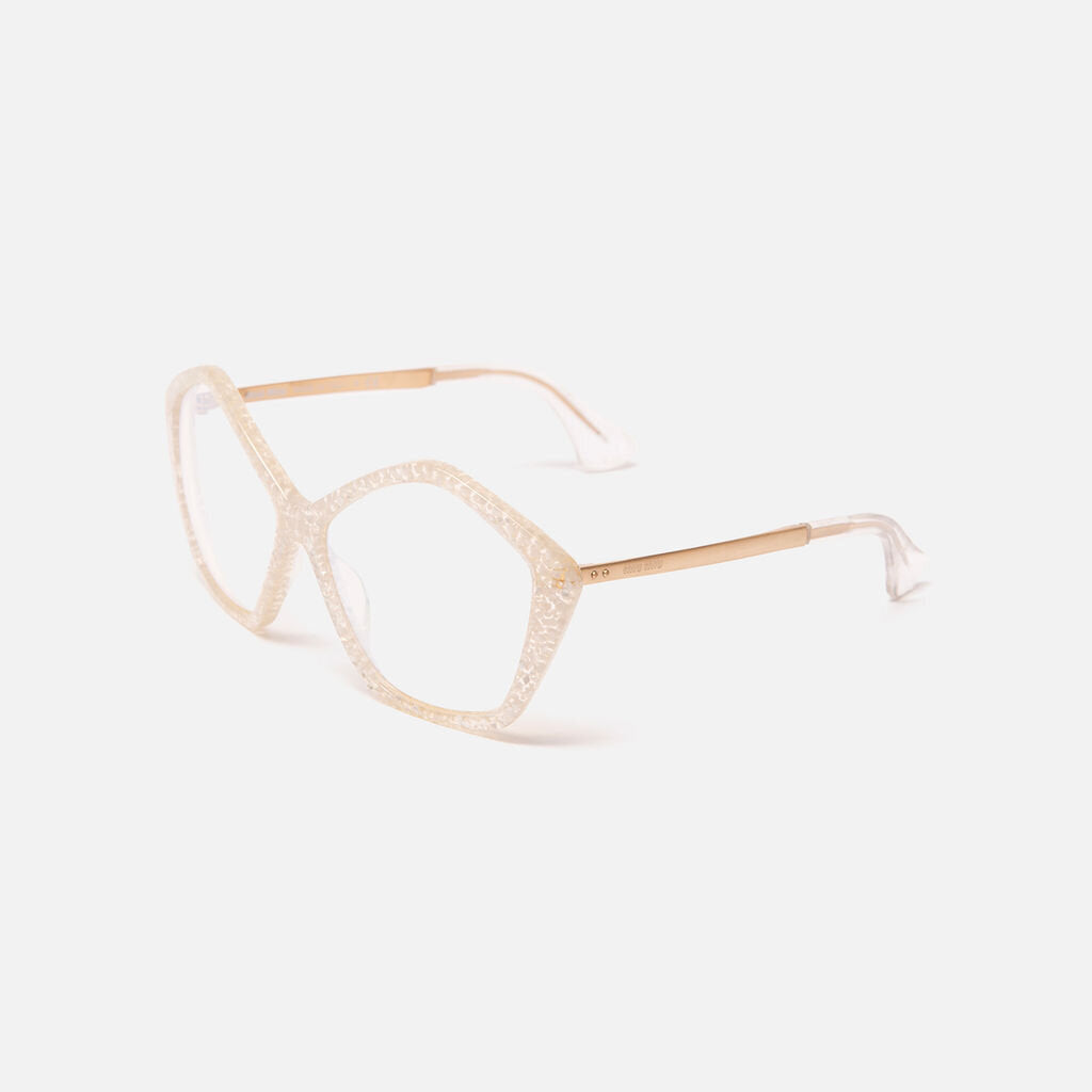 Miu Miu Clear Cat Eye Gradient Sunglasses