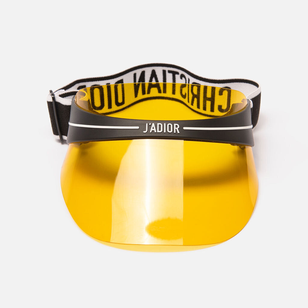 Christian Dior Yellow J'Adior Sun Visor