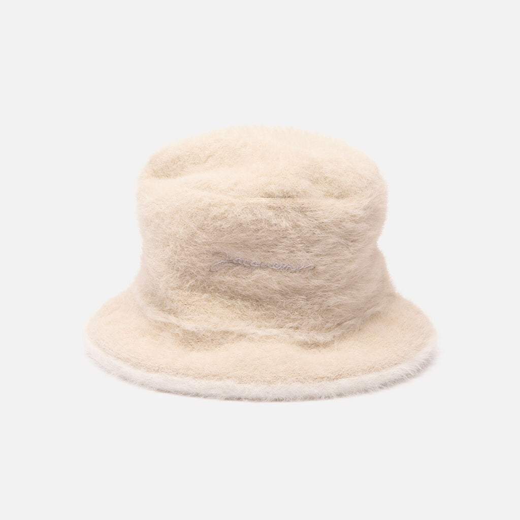 Jacquemus Beige Poly Bucket Hat