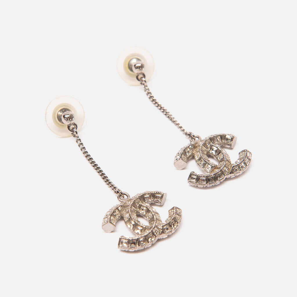 Chanel Drop Chain Earrings