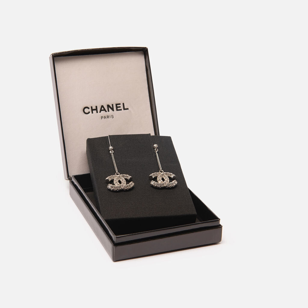 Chanel Drop Chain Earrings