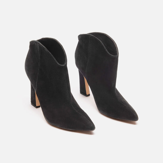 Marc Fisher Black Suede Ankle Boot